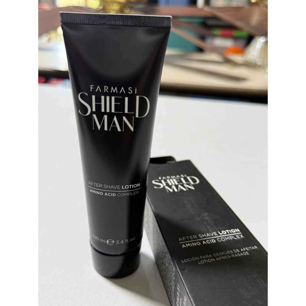 Farmasi Shield Man After Shave Lotion Amino Acid Complex 100ml 3.4 fl oz New Box - Picture 2 of 5